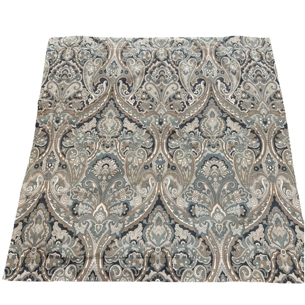 Pottery Barn "Mackenna Paisley Blue"  Euro Sham Pillow Case Cotton 30"‎ Square